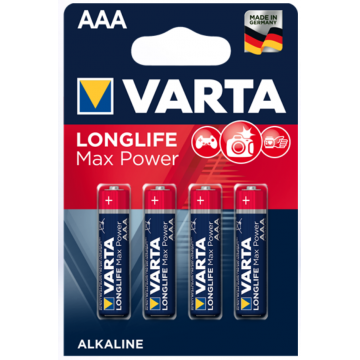 Batterie MiniStilo AAA Varta Alkalina Max Power