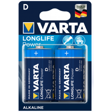 Batterie Torcia D Varta Alkalina Power