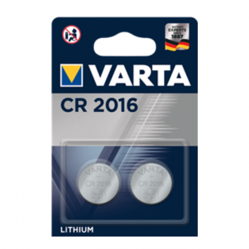 Batterie CR 2016 Varta a Litio doppio Blister