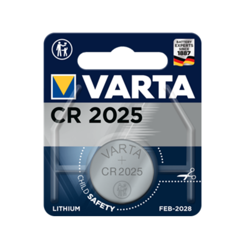 Batteria CR 2025 Varta a Litio