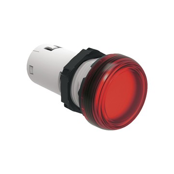 Indicatore luminoso monoblocco Lovato Rosso 24V AC/DC 22mm