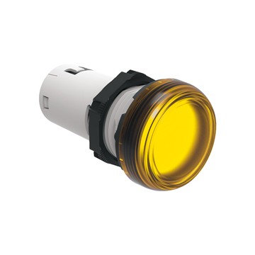 Indicatore luminoso monoblocco Lovato Giallo 24V AC/DC 22mm