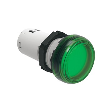 Indicatore luminoso monoblocco Lovato Verde 24V AC/DC 22mm