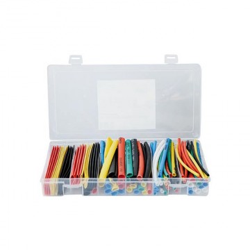 Guaine termorestringenti multicolor in box 100 pz diametri: 2-3-5-6-8-10 mm