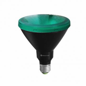 Lampadina led Beneito 15W luce VERDE attacco E27 PAR 38 30°