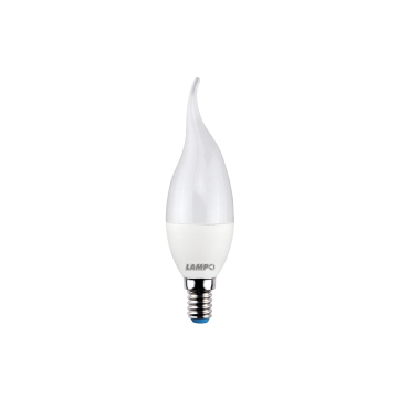 Lampadina led colpo di vento Lampo 8W 3000K luce calda attacco E14