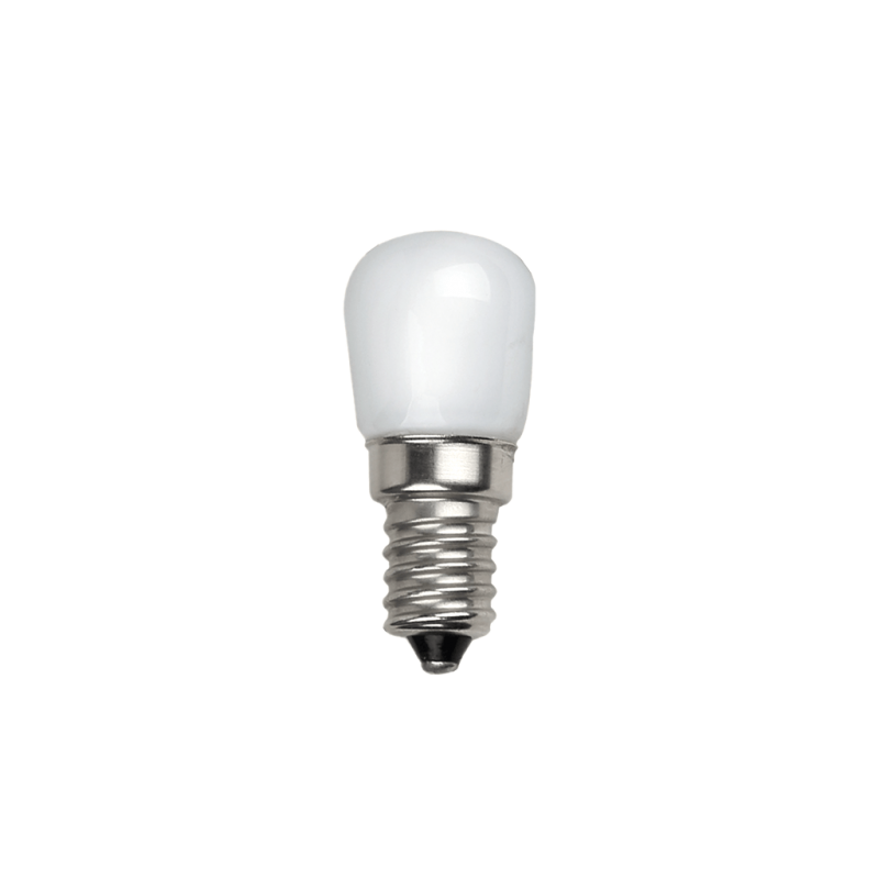 Lampadina led piccola pera Lampo 1.5W 3000K luce calda attacco E14