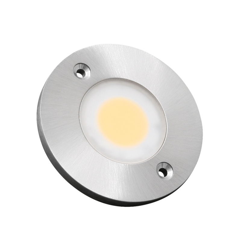 Faretto a led tondo Lampo ultrasottile da superficie Ø60 mm 3000K luce  calda 3W 12V IP40