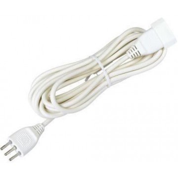 Prolunga lineare 3 mt cavo 3x1 bianco con spina e presa 10A Rosi