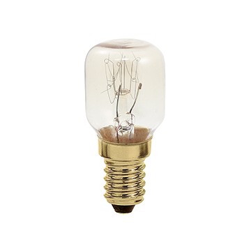 Lampadina Beghelli per frigo P Pera E14 15W 230V