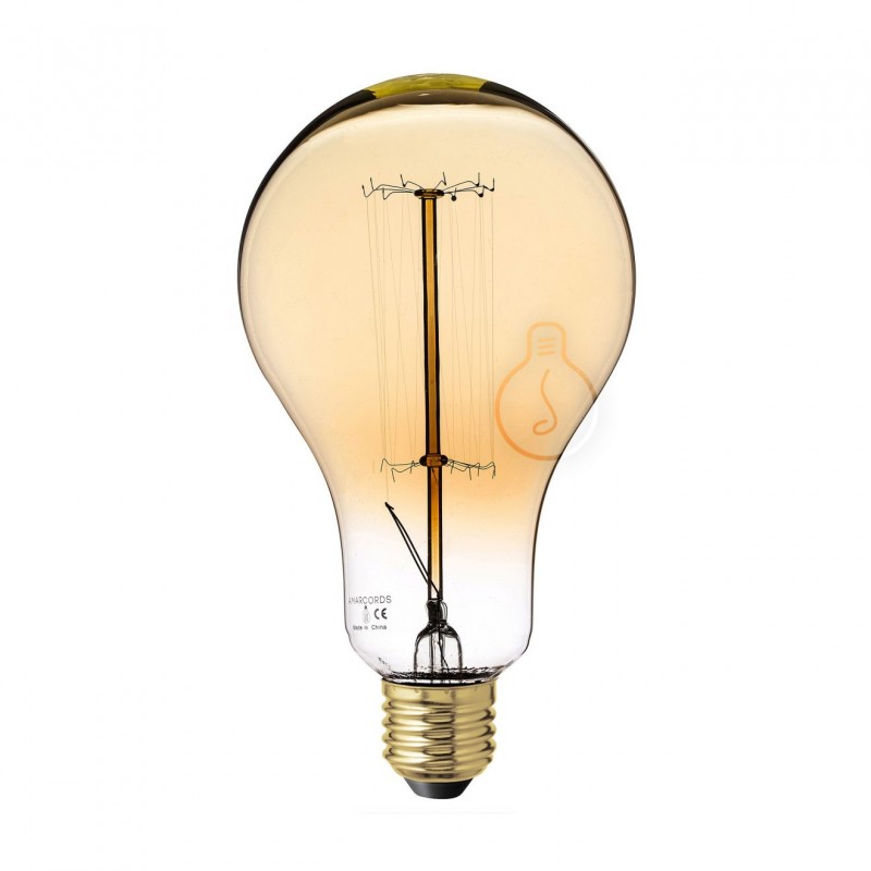 AMARCORDS - Lampadina Vintage led ambrata [3 pezzi] - Lampadina