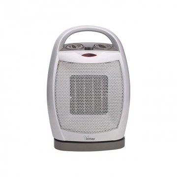 Termoventilatore compatto con resistenza in ceramica PTC Bimar oscillante con maniglia 1800W