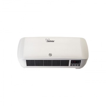 Termoventilatore da parete PTC Bimar con display e telecomando 2000W IP22