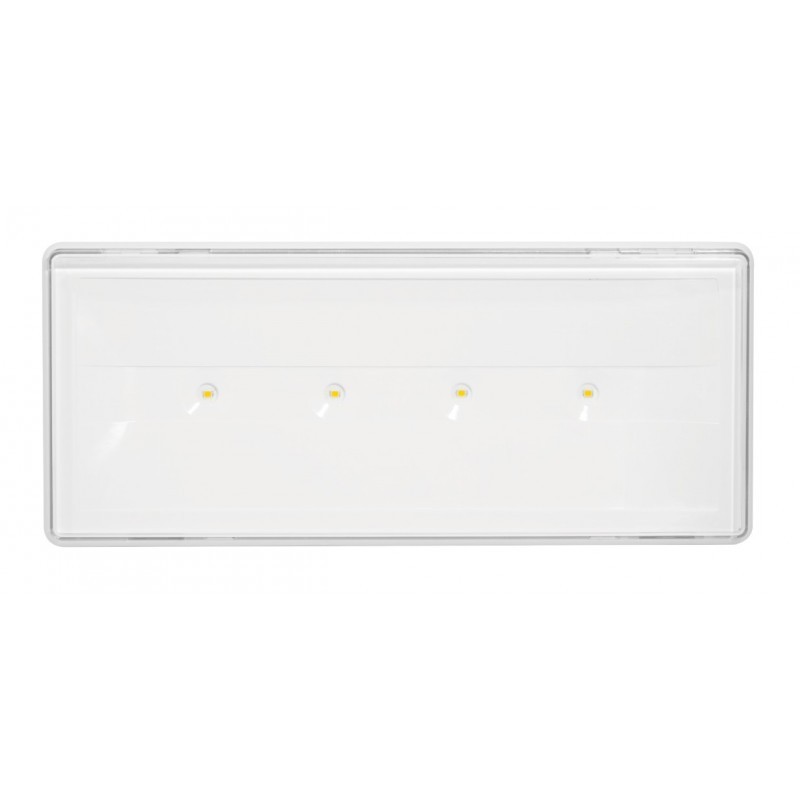 Lampada emergenza led DESIGN SOTTILE DA PARETE BIANCO SMYLED