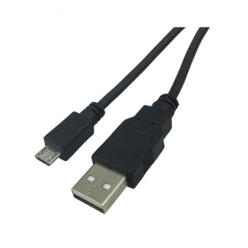 Cavo USB micro USB nero 1 mt Melchioni