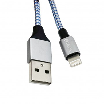Cavo USB - Lightning in Nylon 1mt Devia