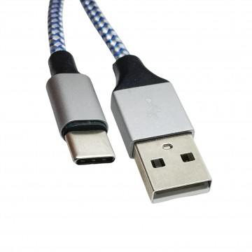Cavo USB - Type-C in Nylon 1mt Devia