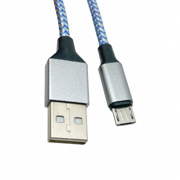 Cavo USB - Micro USB in Nylon 1mt Devia