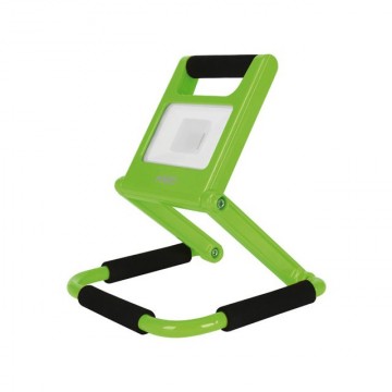 Faro a led portatile slim verde 10W 4000K IP 44 Melchioni