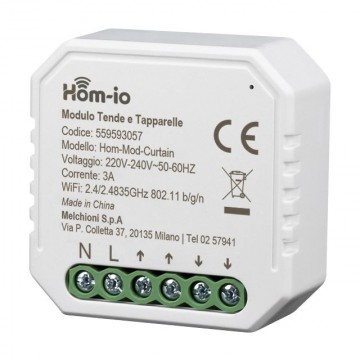 Modulo switch Tende-Tapparelle WI-FI 3A Hom-io