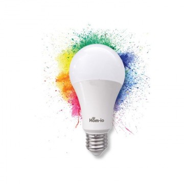 Lampada led Smart WiFi RGB-White 10W E27 Hom-io