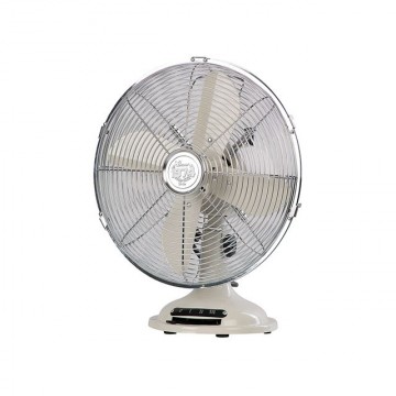 Ventilatore da tavolo Vintage in metallo quattro pale Ø30 cm Bimar