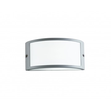 Applique da esterno in alluminio Silver 1XE27 IP54 AUSTIN Fan Europe