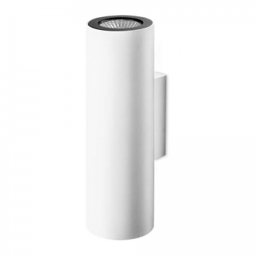 Lampada da parete bianca Pipe Wall Leds C4 2xGU10 IP23