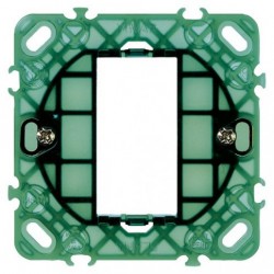 Supporto Vimar Plana 1 modulo con griffe per scatole tonde