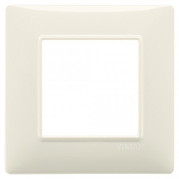 Placca Beige 2 Moduli Vimar Plana