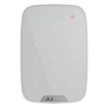 Tastiera touch Wireless AJAX KeyPad bianca