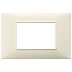 Placca Beige 3 Moduli Vimar Plana