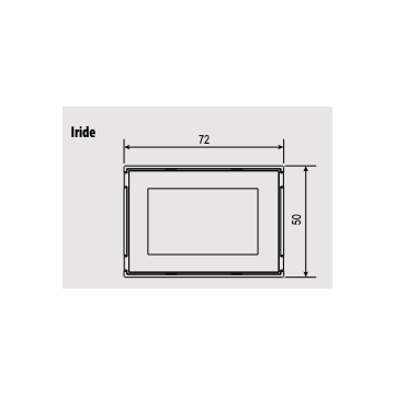 Cronotermostato Da Incasso Iride Touch Screen