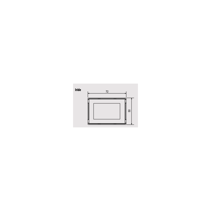 CRONOTERMOSTATO DA INCASSO green wi-fi display touch screen BIANCO