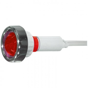 Segnalatore Rosso 12V con chiusura stagna Elcart