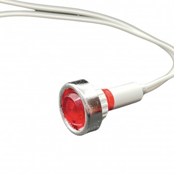Segnalatore Rosso 24V con chiusura stagna Elcart