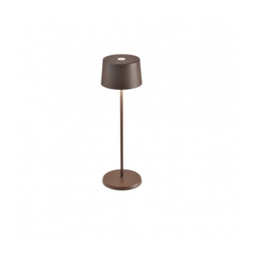 Lampada da tavolo a LED senza fili Corten IP65 Olivia pro Zafferano