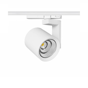 Proiettore a Led Bianco Beneito da binario LENA 35W SWITCH Tricolor 15º/38º/60º