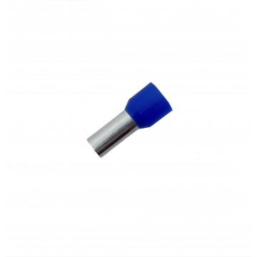 Terminale a bussola isolato DIN 16 mm² L12 mm blu 100 pezzi Intercable