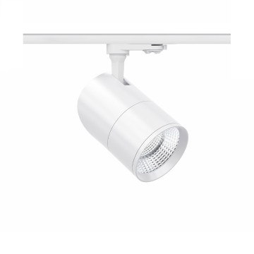 Proiettore a Led Bianco Beneito da binario ASTON 20W SWITCH Tricolor 15º/38º/60º