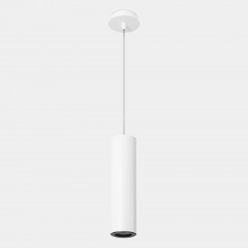 Faretto decorativo a sospensione GU10 Bianco Pipe Pendant Leds C4