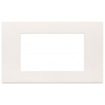 Placca Bianca 4 Moduli Vimar Linea 30654.00