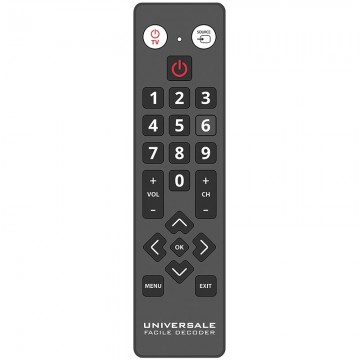 Telecomando universale per decoder DVB-T2 Elcart
