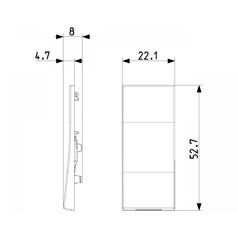 Interruttore Bipolare Basculante Vimar Linea 2P illuminabile Bianco 30016.B