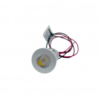Mini faretto LED da incasso silver 60° 2W 12V 4000K Lampo
