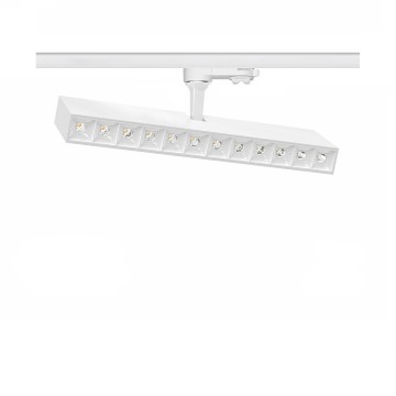 Proiettore a Led da binario Bianco Beneito ALFA 32W 45º 4000K