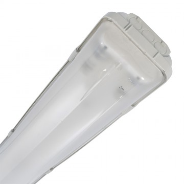 Plafoniera stagna 2x58W IP65 Beghelli con tubi LED 6500K