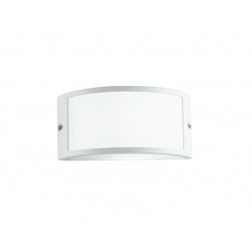 Applique da esterno in alluminio Bianco 1XE27 IP54 AUSTIN Fan Europe