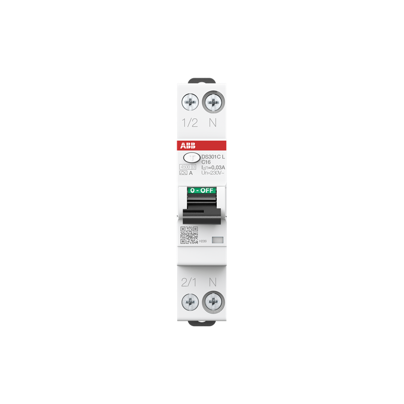 Differenziale Magnetotermico 1 modulo ABB 16A Curva C 30MA 1P+N TIPO A