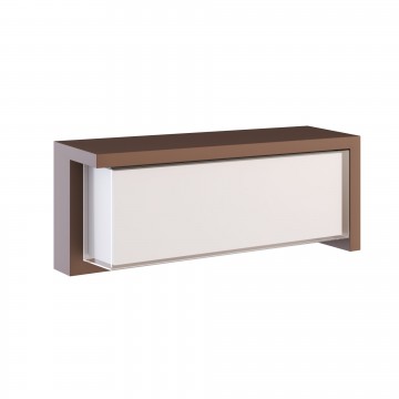 Plafoniera led da esterno rettangolare Corten 24W 2700K/3200K/4000K IP65 Beneito Blis Rectangular